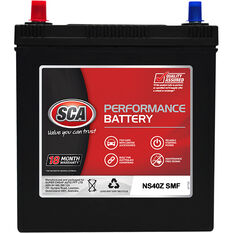 SCA Performance Car Battery SNS40Z MF, , scaau_hi-res