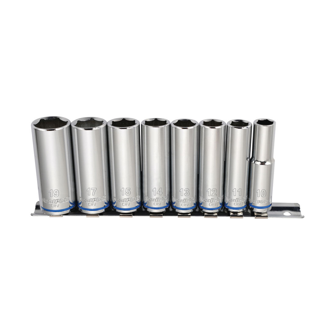 ToolPRO Socket Rail Set 3/8" Drive Deep Metric 8 Piece, , scaau_hi-res