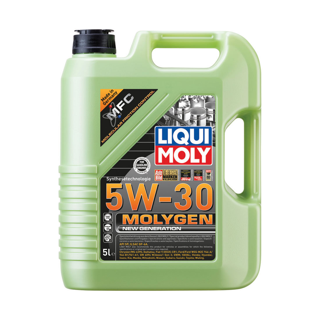 LIQUI MOLY Molygen 5W-30 5 Litre, , scaau_hi-res