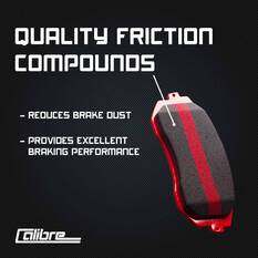 Calibre Disc Brake Pads DB1801CAL, , scaau_hi-res