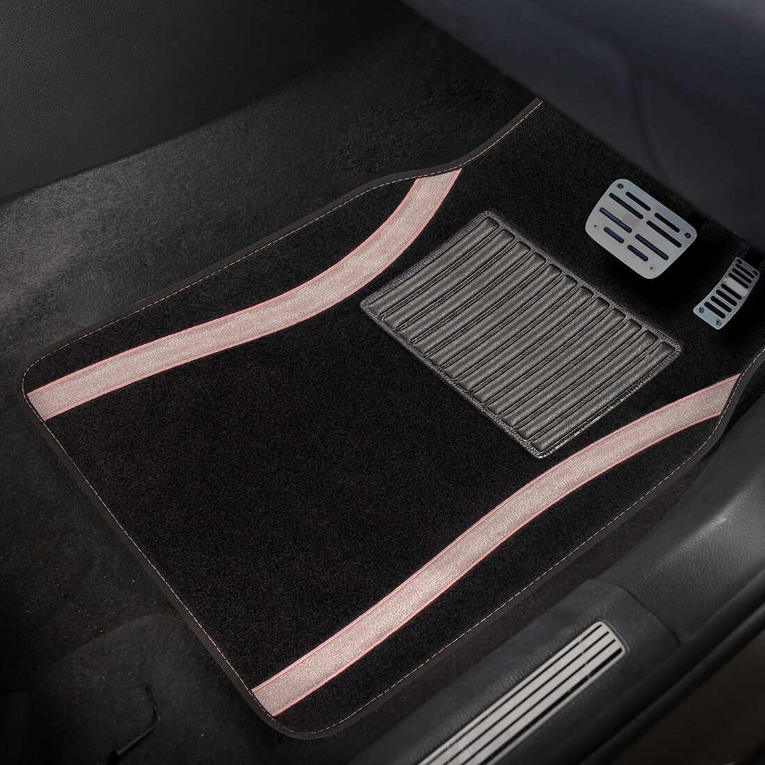 SCA PVC Rubber Floor Mats Pink Shimmer Medium, , scaau_hi-res