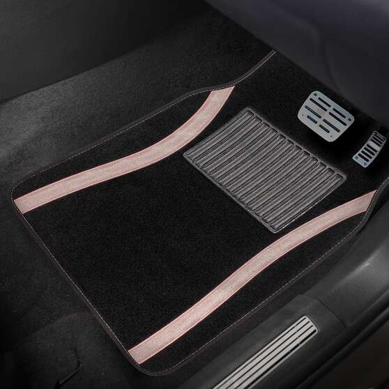 SCA PVC Rubber Floor Mats Pink Shimmer Medium, , scaau_hi-res