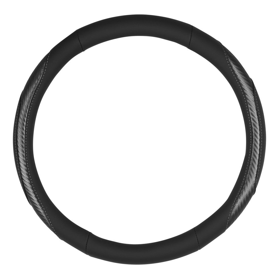 SCA Steering Wheel Cover Sports Leather Look Black, , scaau_hi-res