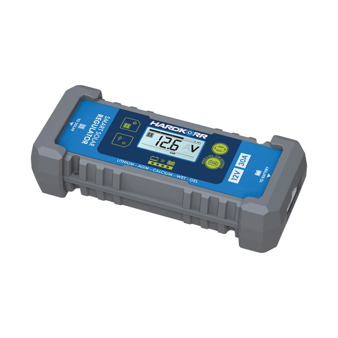 Hardkorr 30A 6 Stage PWM Solar Regulator, , scaau_hi-res