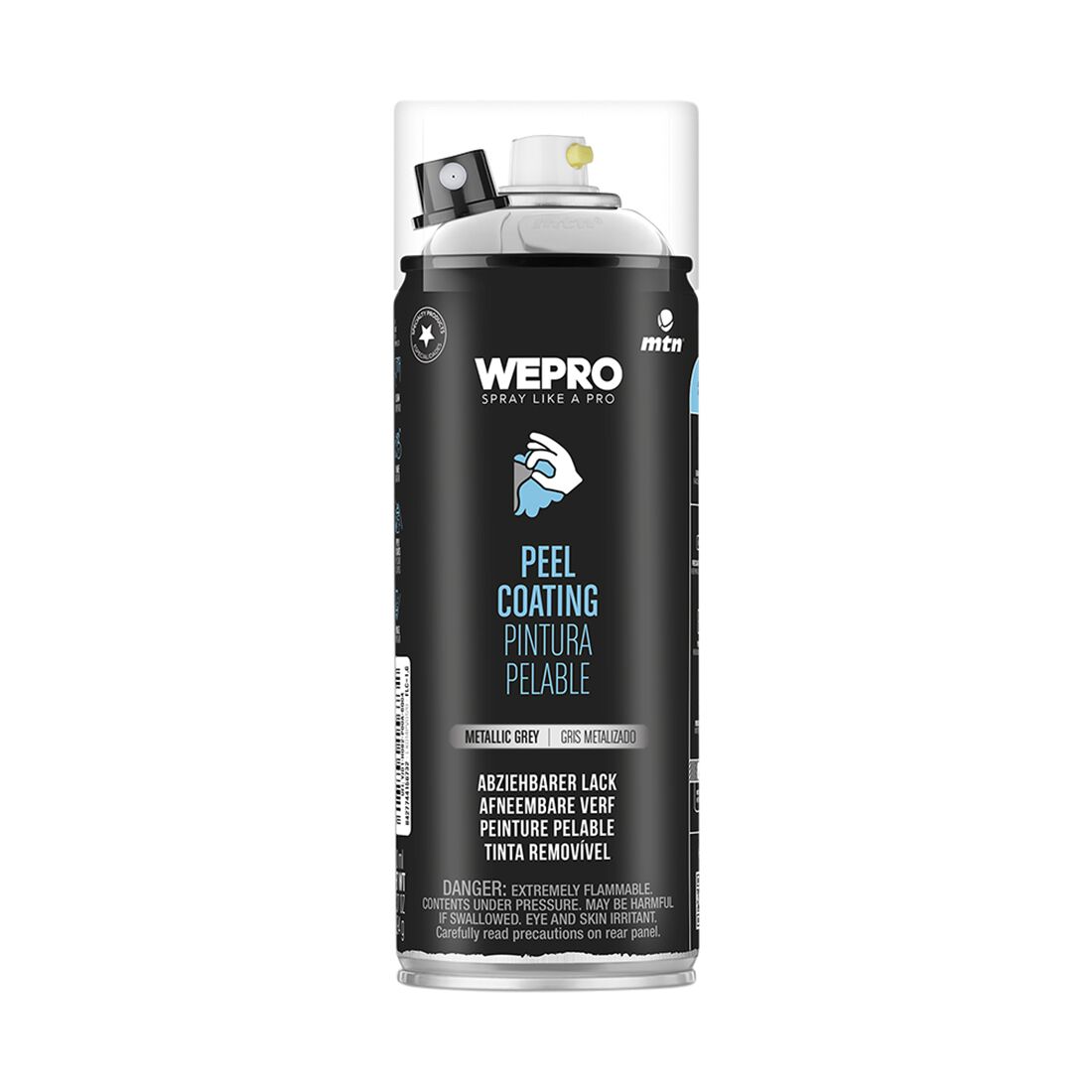 MTN Pro Removable Peel Coating - Grey 400mL, , scaau_hi-res
