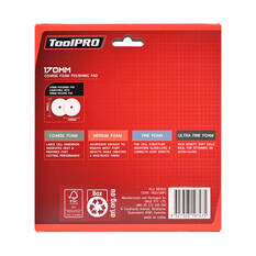 ToolPRO 170mm Coarse Foam Polishing Pad Green, , scaau_hi-res