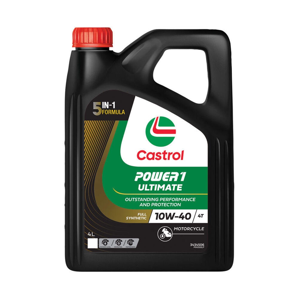 Castrol Power1 4t Motorcycle Oil 10w 40 4 Litre Supercheap Auto
