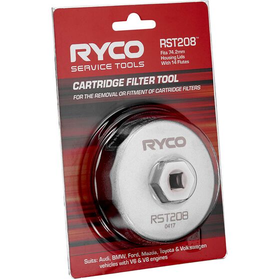 Ryco Oil Filter Cup Wrench RST208, , scaau_hi-res