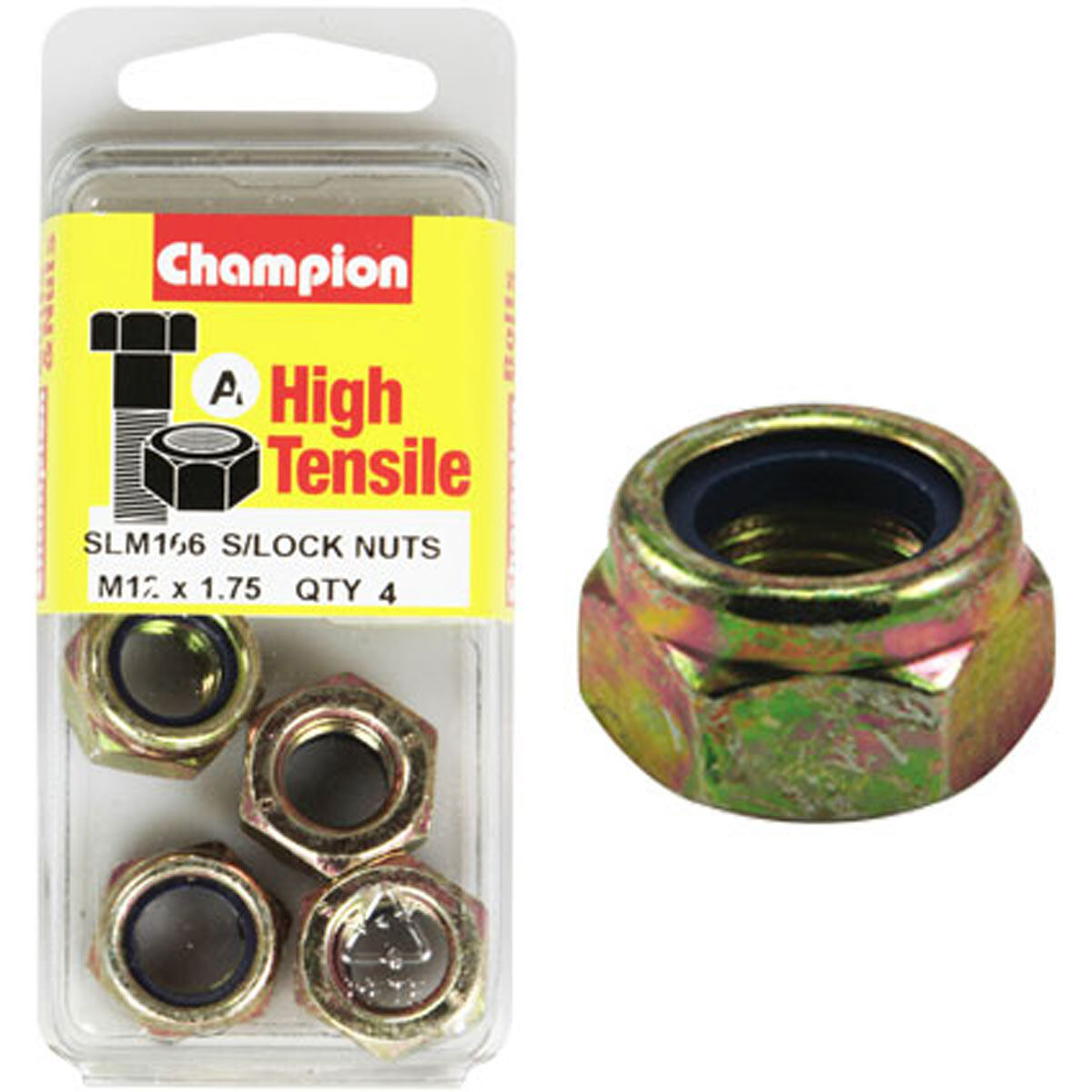 Champion Nyloc Nuts M12 X 1.75, , scaau_hi-res