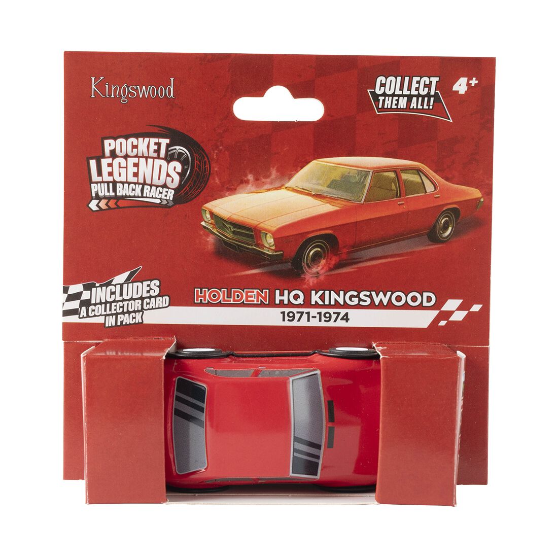 Pocket Legends Pull Back Racer - HQ Kingswood, , scaau_hi-res