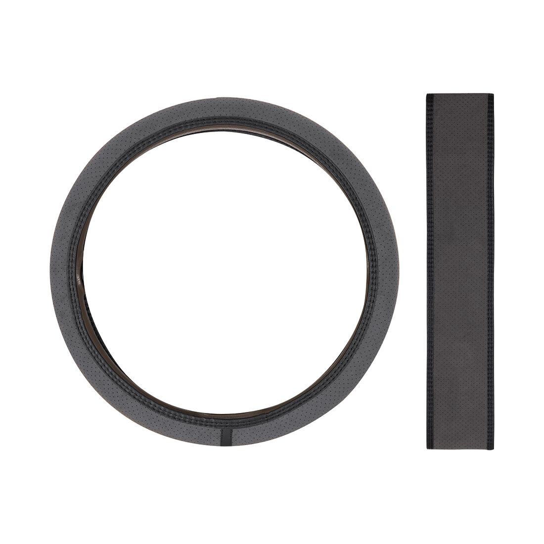 SCA Soft Steering Wheel Cover Suede Charcoal, , scaau_hi-res