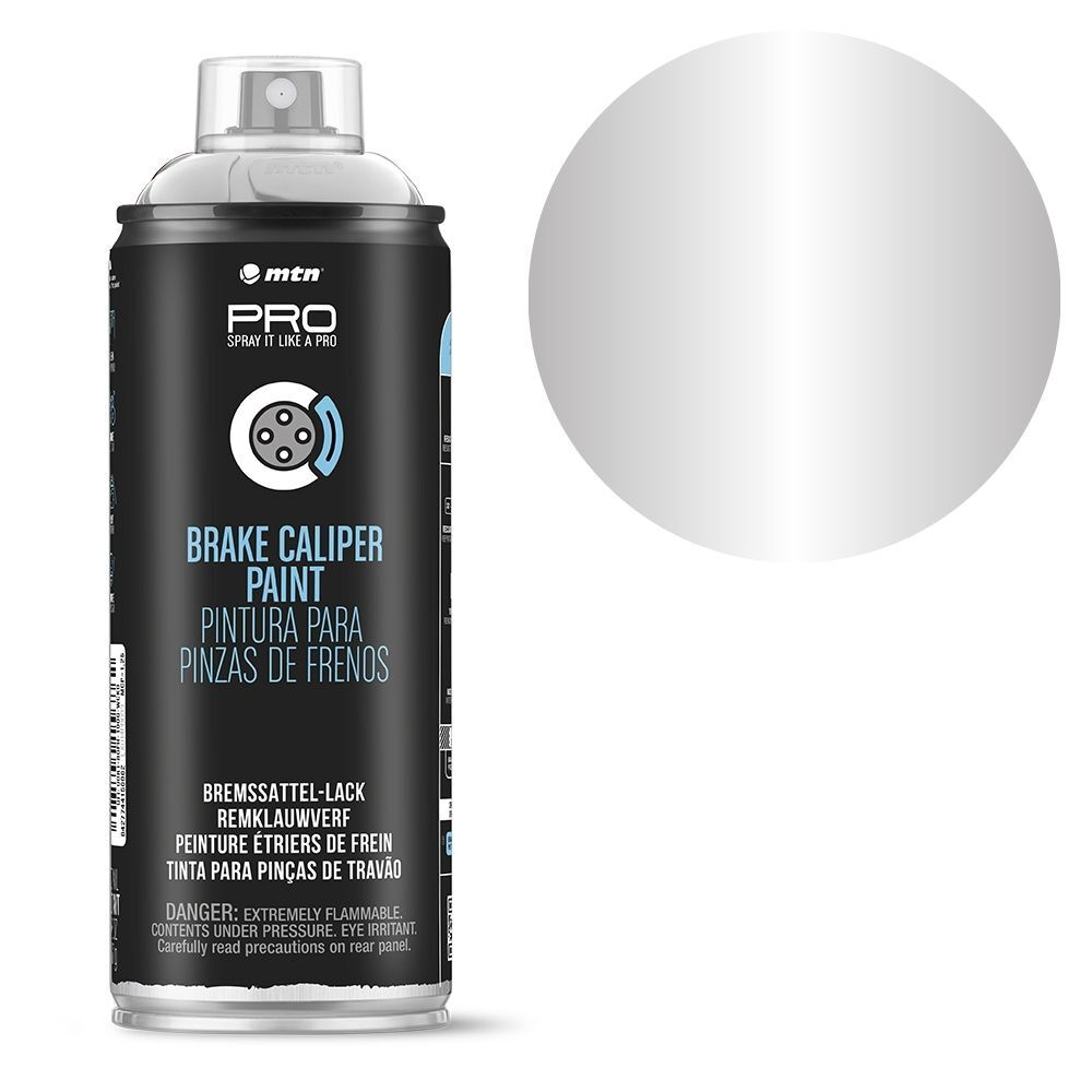 MTN PRO Caliper Paint Silver 400ml Spray Paint, , scaau_hi-res