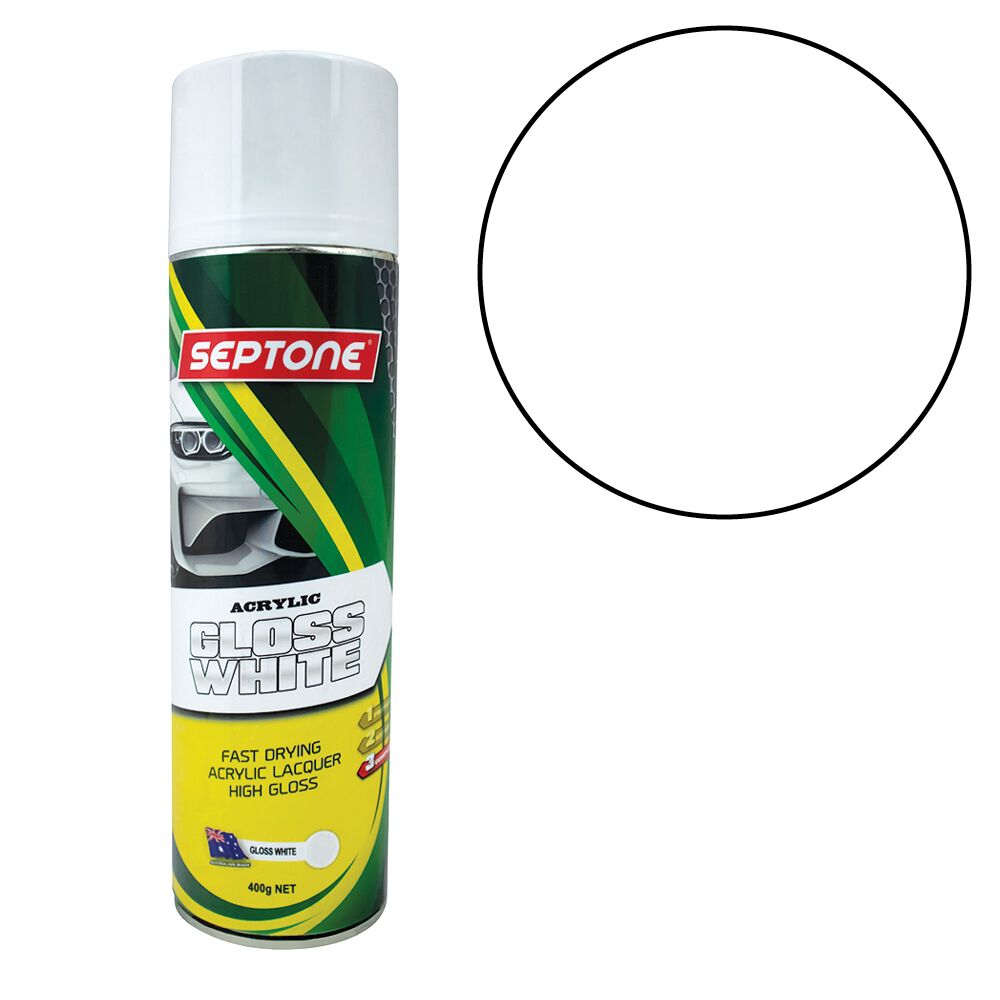Septone&reg; Acrylic Paint, Gloss White - 400g, , scaau_hi-res