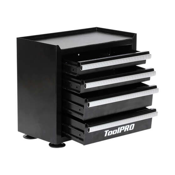ToolPRO Mini Tool Cabinet 4 Drawer Black, , scaau_hi-res