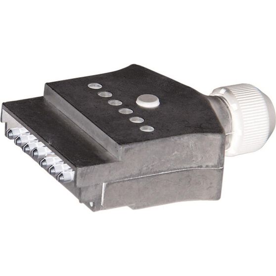 Kt Cable Trailer Plug Flat Metal Led 7 Pin Supercheap Auto