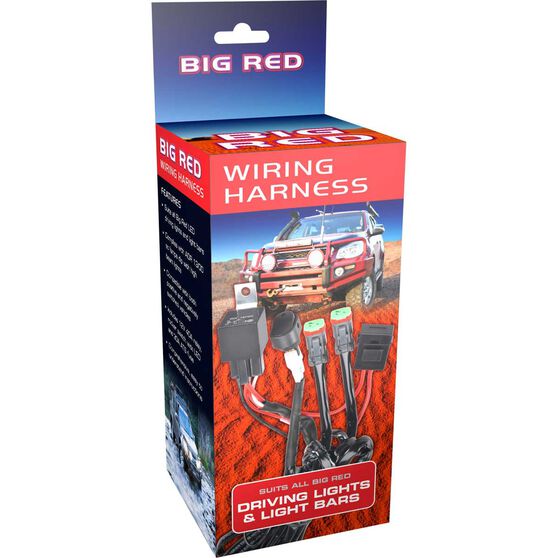Big Red Driving Light Wiring Harness Supercheap Auto
