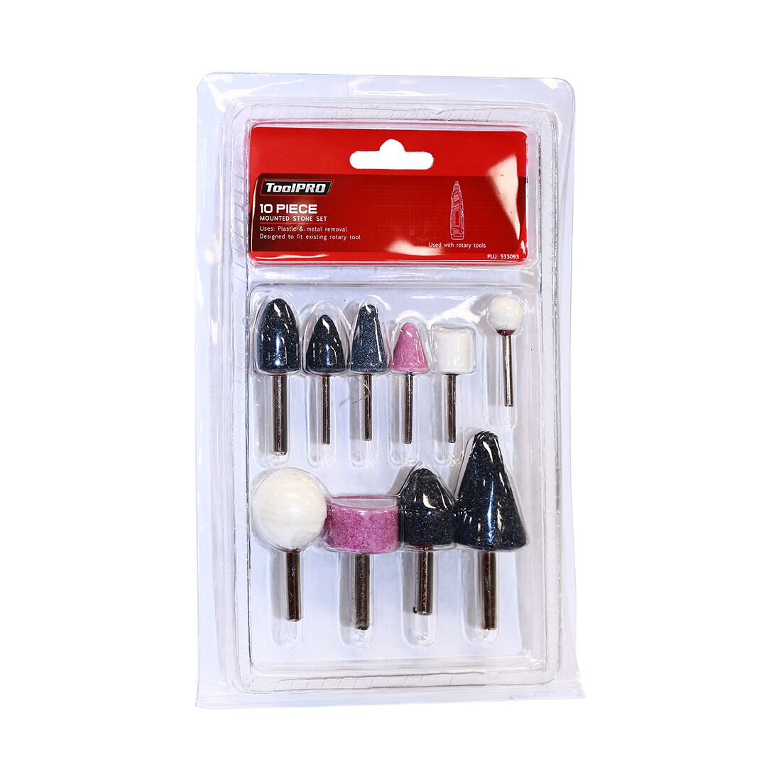 ToolPRO Mounted Stone Set 10 Piece, , scaau_hi-res