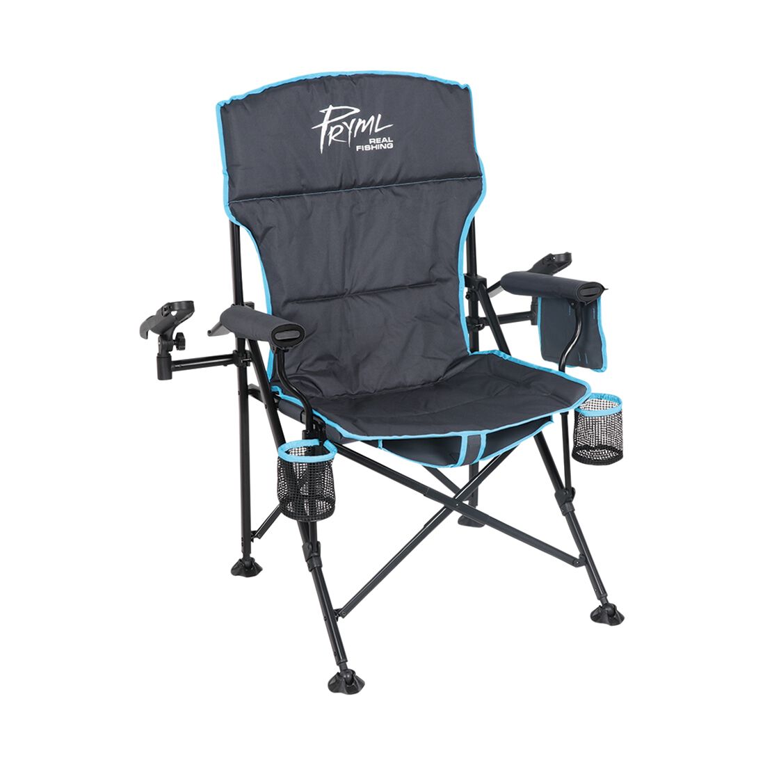 Pryml Premium Fishing Chair with Rod Holders 160kg, , scaau_hi-res