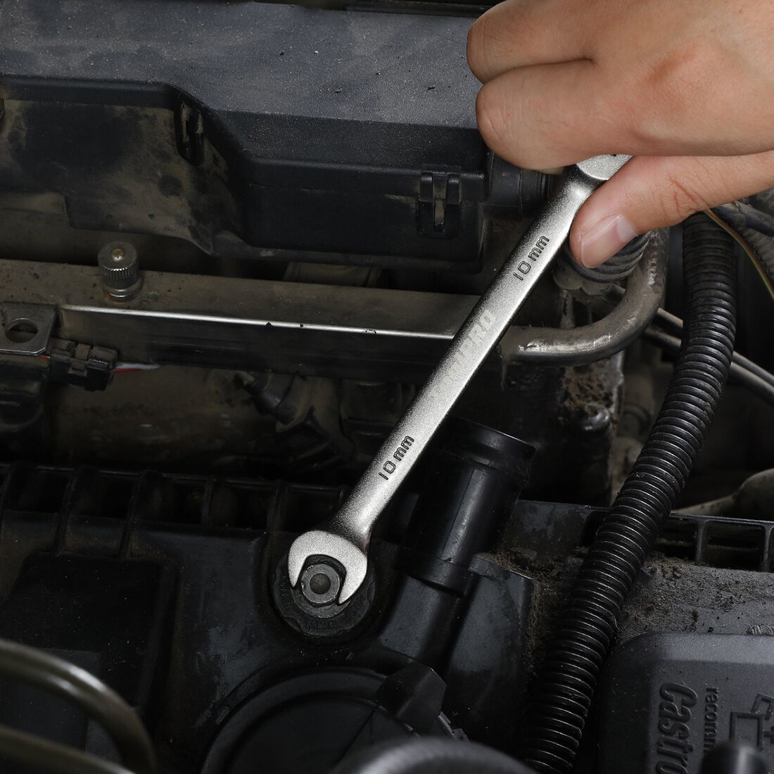 ToolPRO Flex Head Ratcheting Spanner Set 8 Piece, , scaau_hi-res