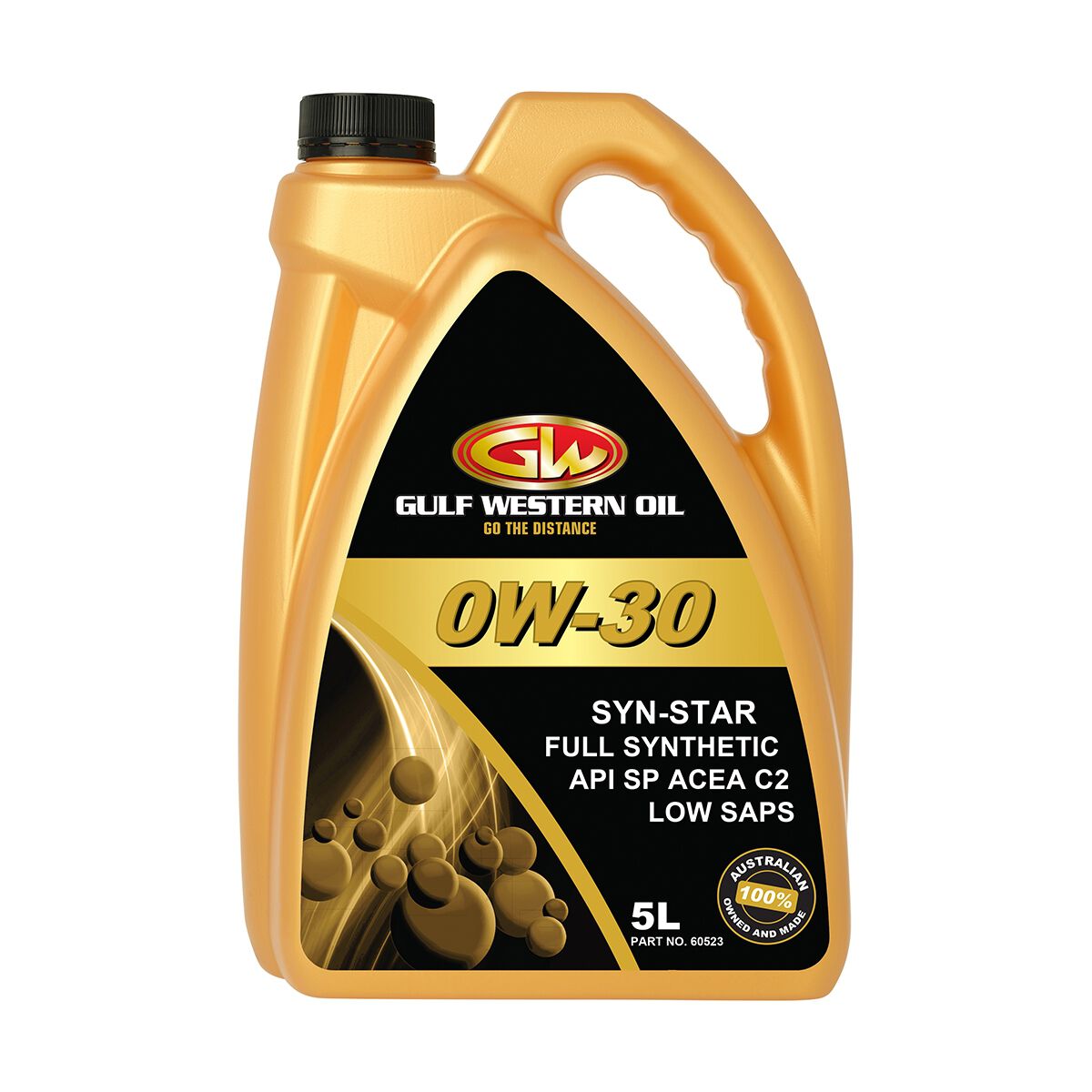 Gulf Western Syn-Star SP Full Synthetic Oil 0W-30 5 Litre, , scaau_hi-res