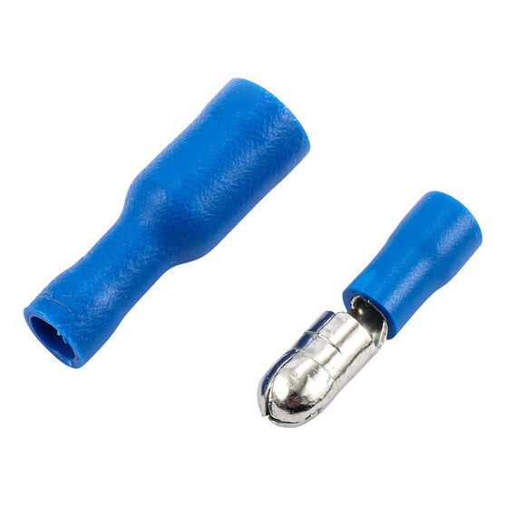 SCA Electrical Terminals Male & Female Bullet, 5mm Blue, 20 Pack Supercheap Auto