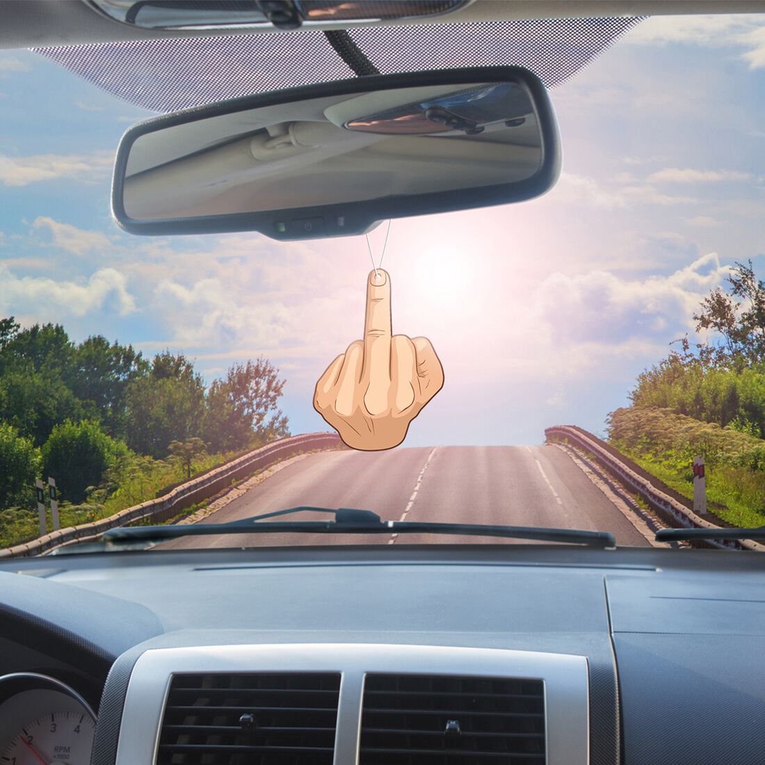 Myne Bad Finger Air Freshener - Vanilla, , scaau_hi-res