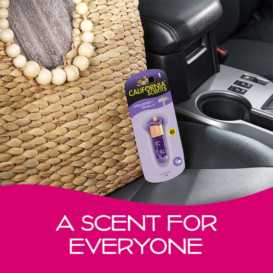 California Scents Hanging Vial Monterey Vanilla Car Air Freshener - 1PK, , scaau_hi-res