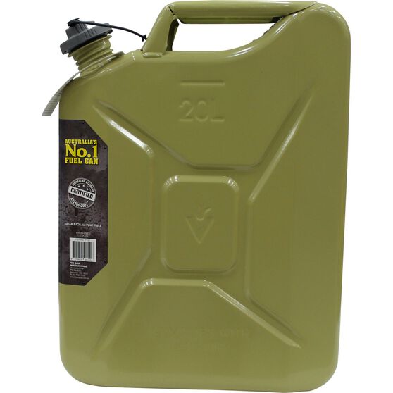 Voldoen Insecten tellen Bliksem Pro Quip Supercan Metal Diesel Jerry Can 20 Litre | Supercheap Auto