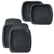 Ridge Ryder PVC Rubber Floor Mat Deep Dish Set, , scaau_hi-res