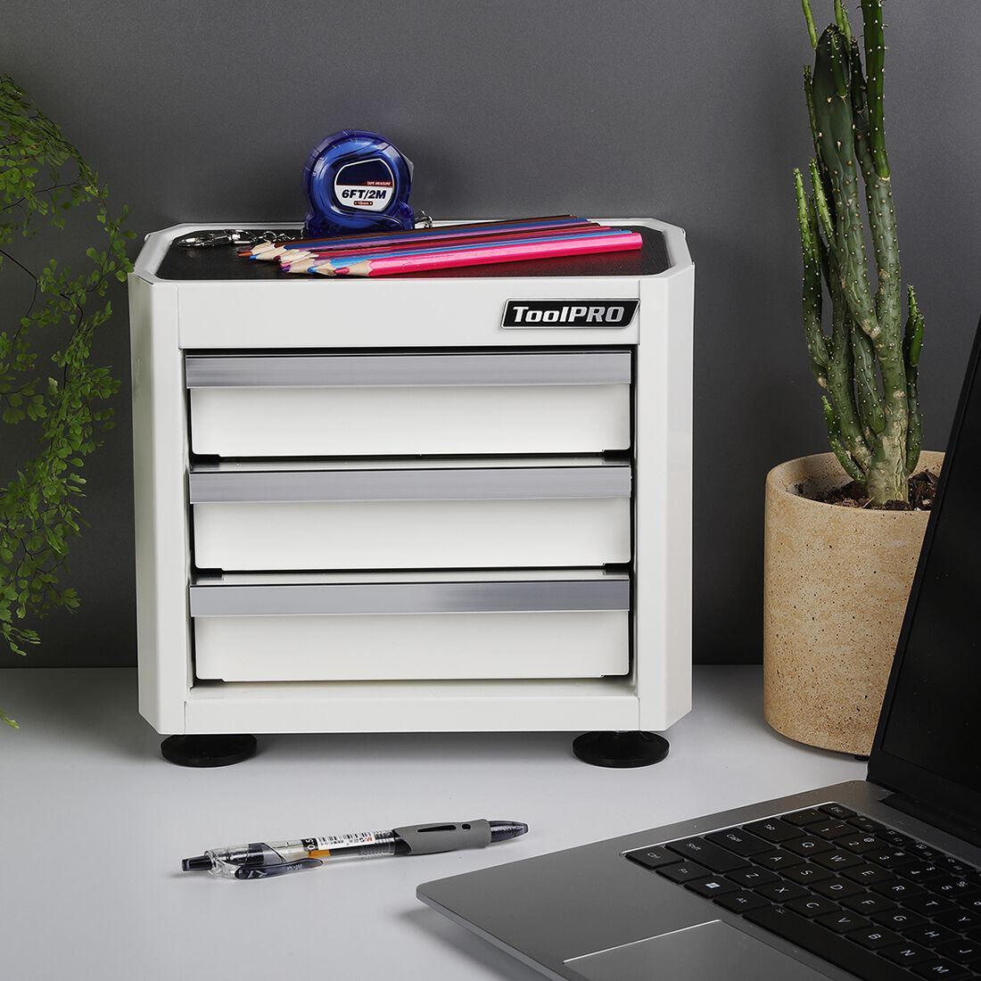 ToolPRO Mini Edge Tool Cabinet White, , scaau_hi-res