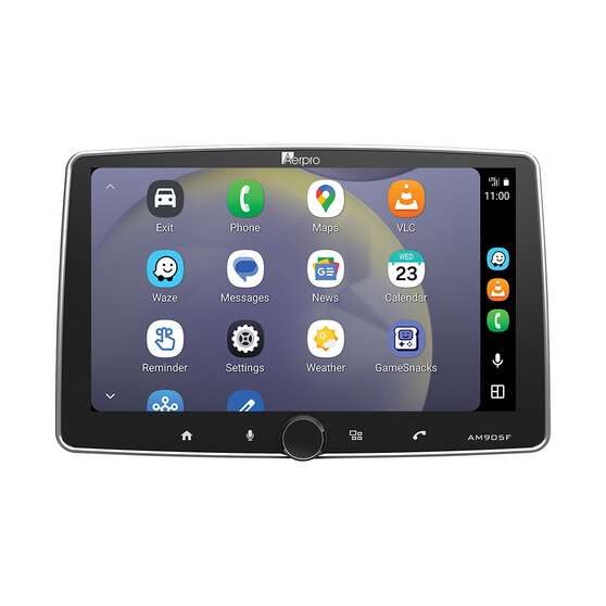 Aerpro 9" Floating Screen Apple CarPlay & Android Auto Monitor, , scaau_hi-res