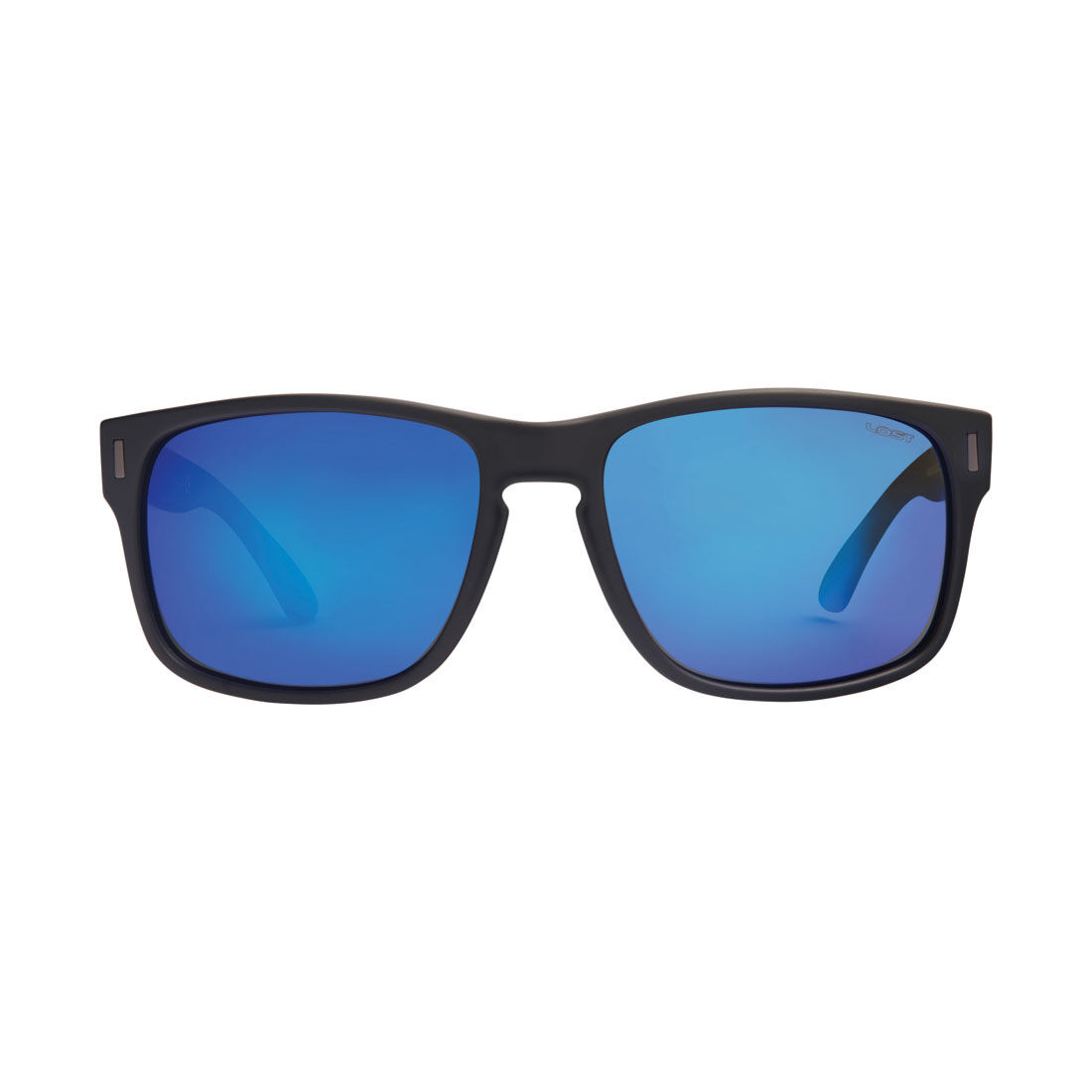 LOST Sunglasses Defender Mirror Polarised Matte Black Blue, , scaau_hi-res