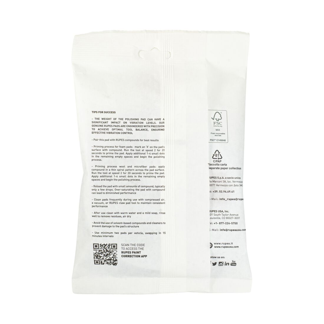 RUPES D-A Intermediate Polishing Foam Pad - 150/180mm, , scaau_hi-res