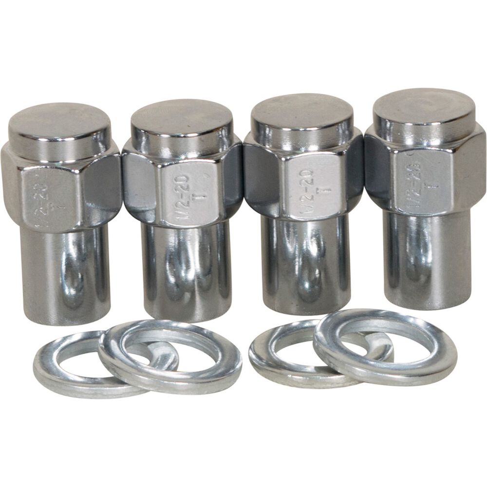 Calibre Wheel Nuts, Shank, Chrome MN12, 1 / 2inch Supercheap Auto