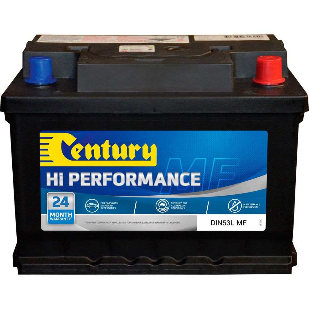Century Car Battery DIN53LMF, 500CCA Supercheap Auto