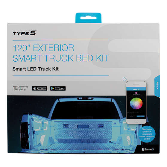 Type S Exterior LED 120" Truck Bed Kit, , scaau_hi-res