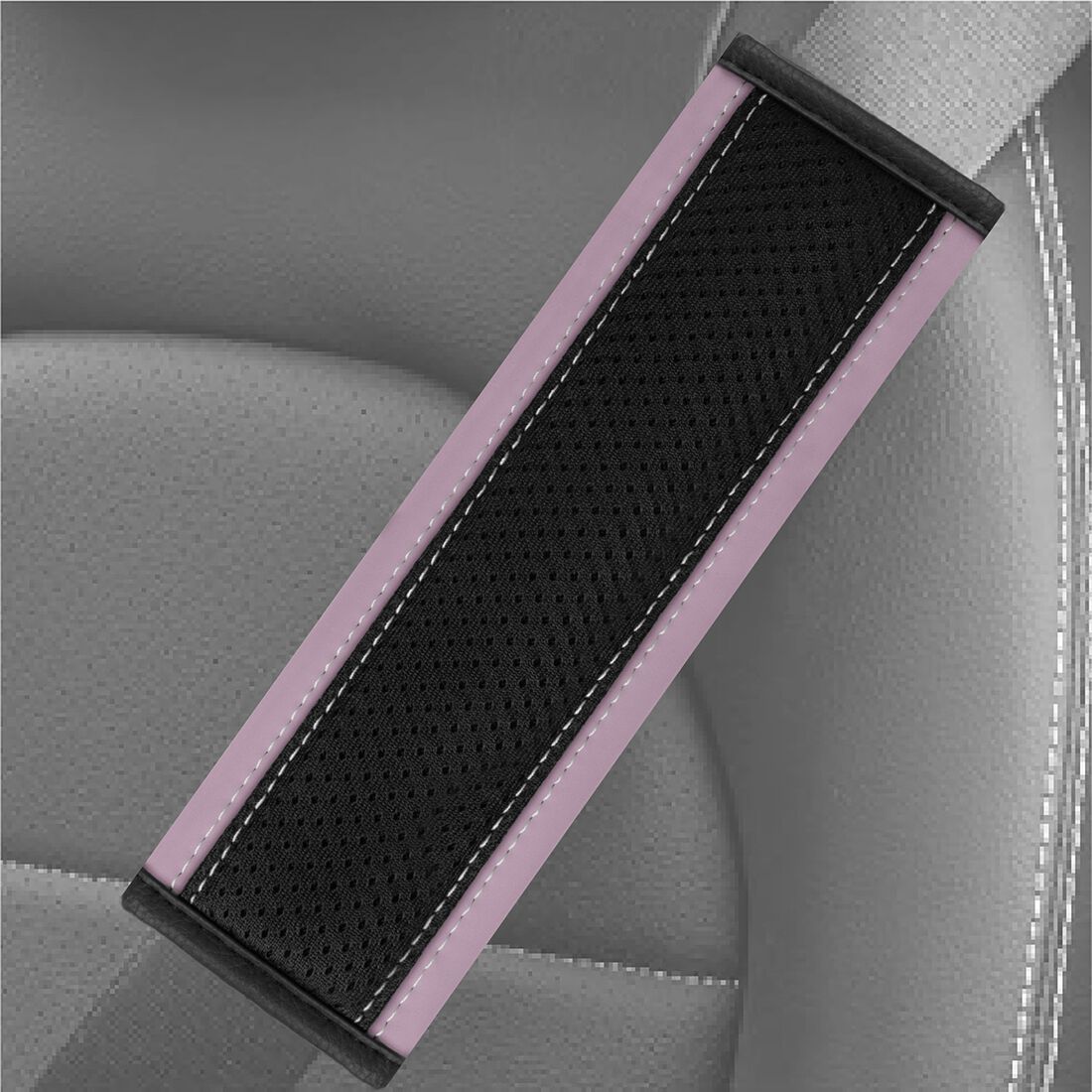 SCA Steering Wheel Cover & Seat Belt Buddie Set Purple, , scaau_hi-res