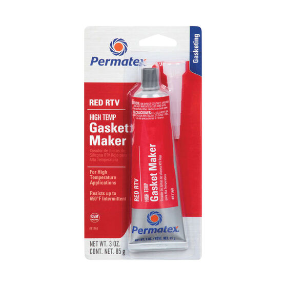 Permatex HighTemp RTV Silicone Gasket Maker Red, 85g Supercheap Auto