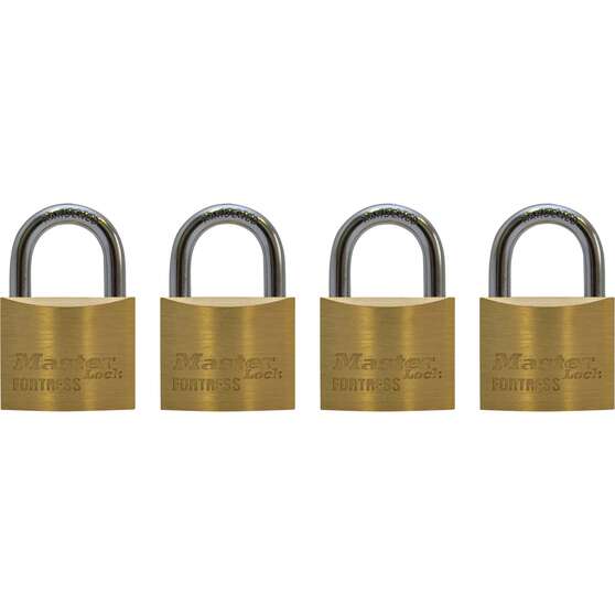 Master Lock Fortress Padlock - 30mm, 4 Pack, , scaau_hi-res