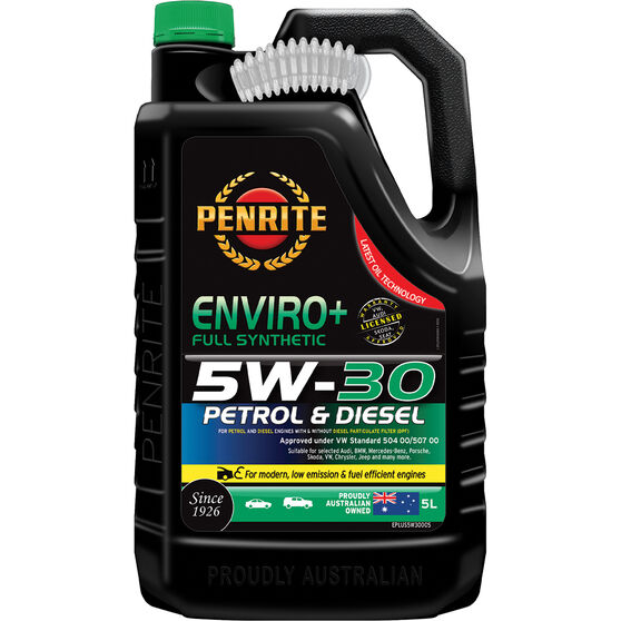 Penrite Enviro+ Engine Oil - 5W-30 5 Litre, , scaau_hi-res