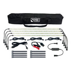 Ridge Ryder 4 Bar LED Camping Light Kit, , scaau_hi-res