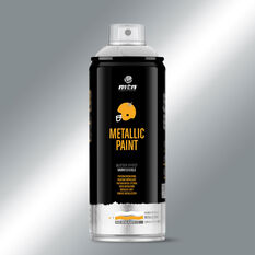 MTN Pro Metallic Aluminium Spray Paint 400mL, , scaau_hi-res