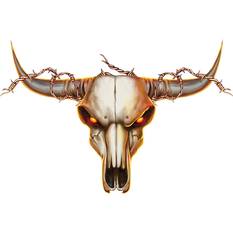 Sticker - Cow Skull, Vinyl, , scaau_hi-res