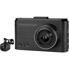Nanocam+ NCP-DVRFHD2 1080P FHD Front and Rear Dash Camera Kit with WiFi Connectivity, , scaau_hi-res