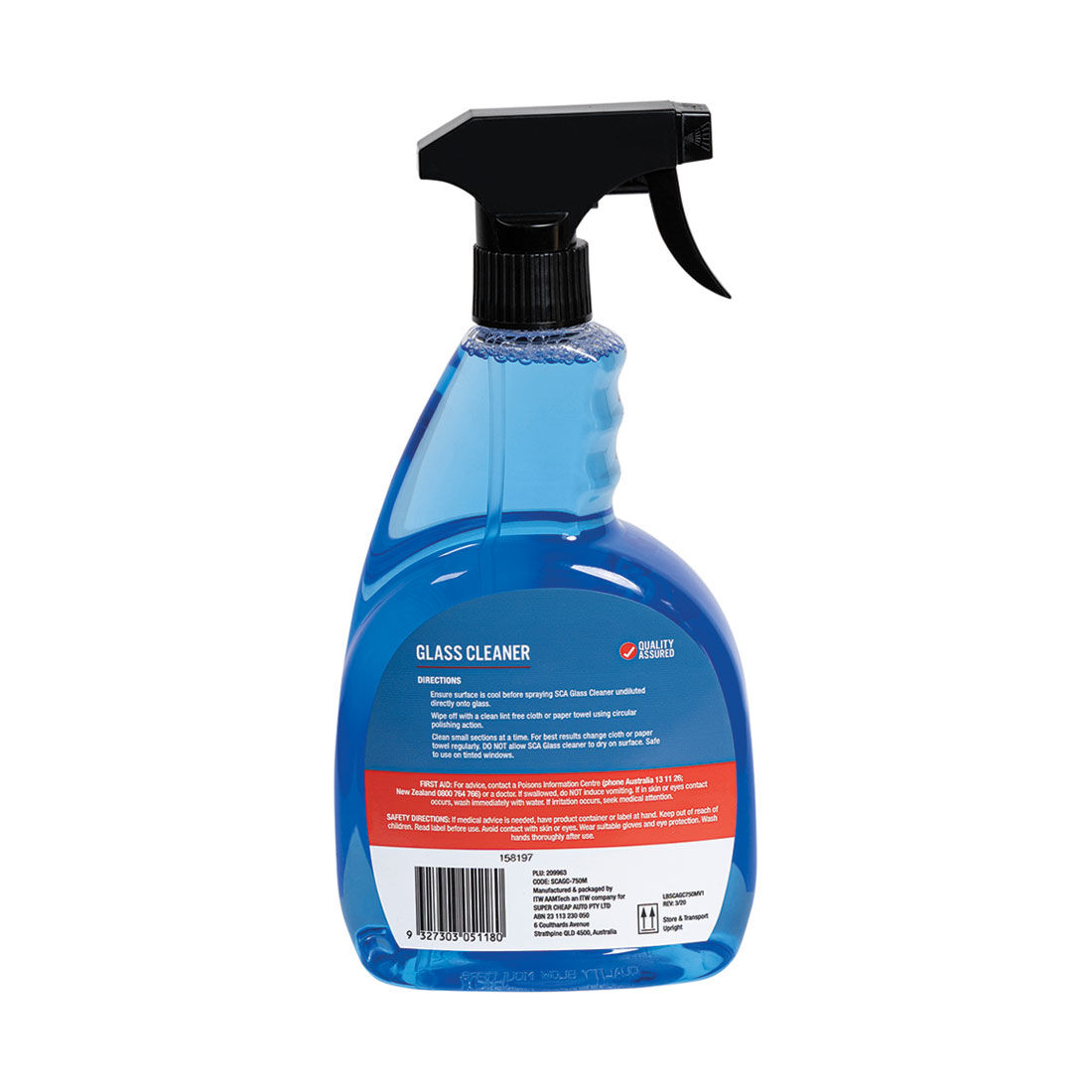 SCA Glass Cleaner 750mL, , scaau_hi-res