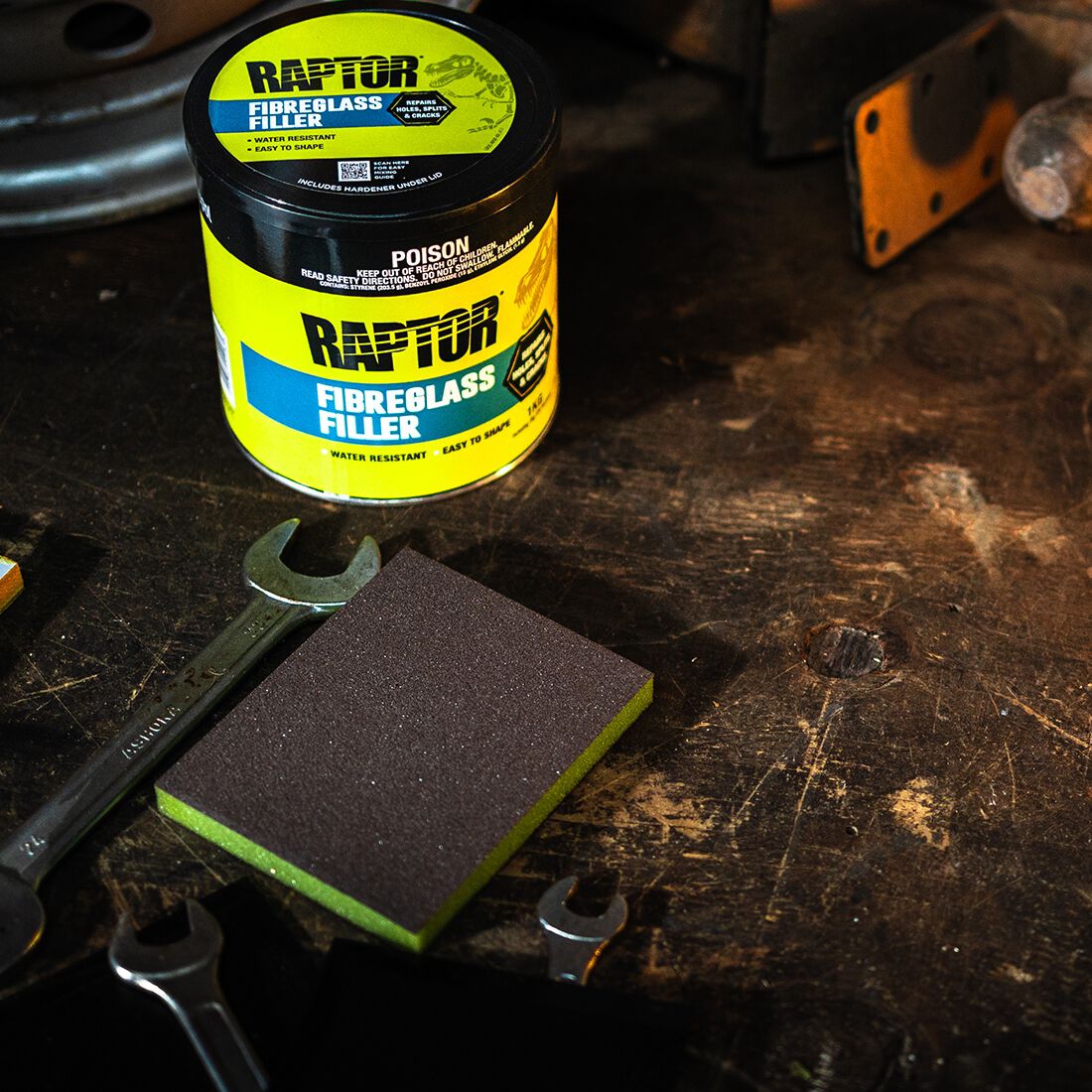 Raptor Fibreglass Filler 1KG, , scaau_hi-res