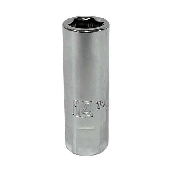 ToolPRO Magnetic Spark Plug Socket 1/2" Drive 14mm, , scaau_hi-res