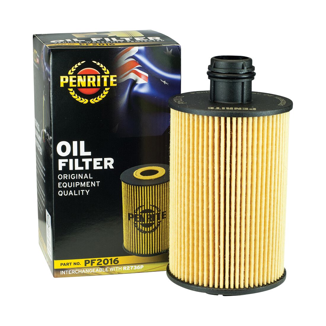 Penrite Oil Filter PF2016 (Interchangeable with R2736P), , scaau_hi-res