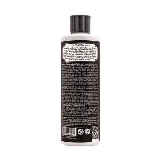 Chemical Guys Heavy Metal Polish 473mL, , scaau_hi-res