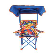Hot Wheels Kids Camp Chair w/ Sunshade, , scaau_hi-res